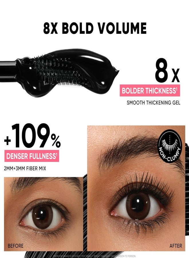 JUDYDOLL No-Drooping Volume Mascara Black, 40h Long-lasting, Smudge-Proof, Clump-Free, Waterproof Volumizing Mascara, Infused with Squalane, Strengthen and Protect Lashes - Image 4